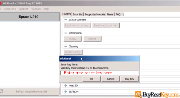 Free Epson Wic Reset Key