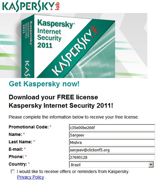 Kaspersky Internet Security Discount